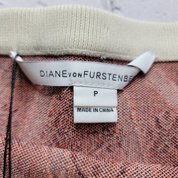 Diane Von Furstenberg Samara Desert Bands Printed Skirt Size Petite - Picture 9 of 15